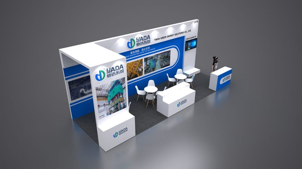 SEA JAPAN YADA | 亚达系统 Booth rendering left view