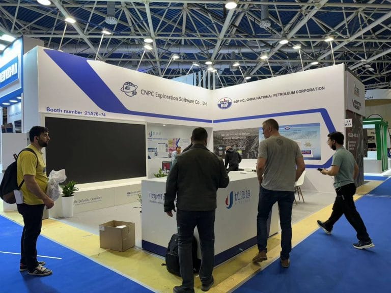 Russian Energy Week International Forum CNPC Booth front