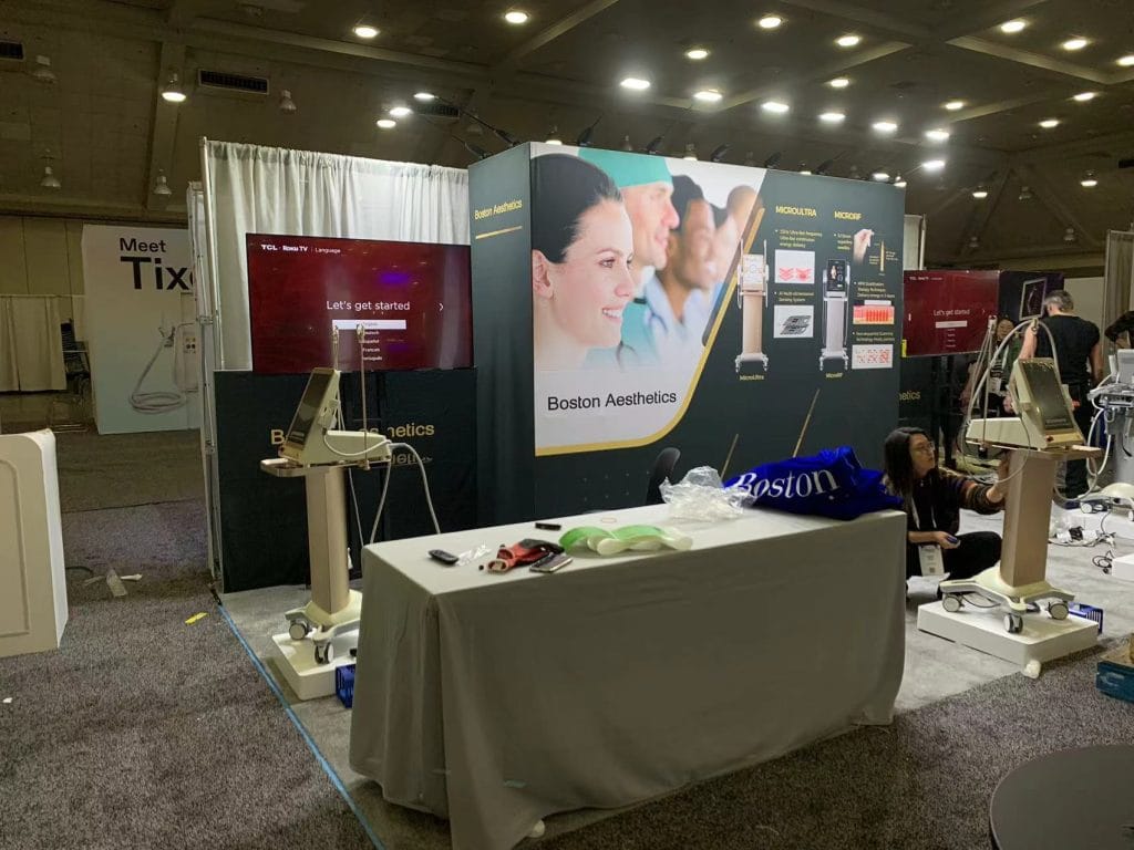 Annual Conference of the American Society for Laser Medicine and Surgery (ASLMS) Asaike booth left view