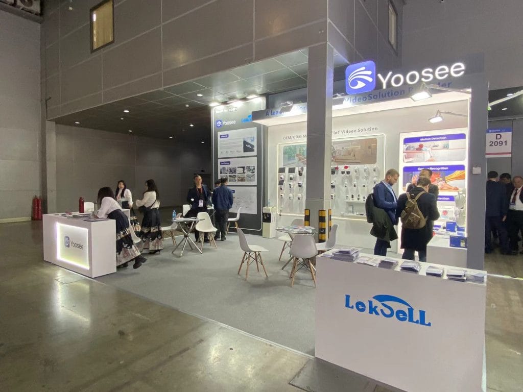 Premier security and fire protection expo Yoosee Booth front-view