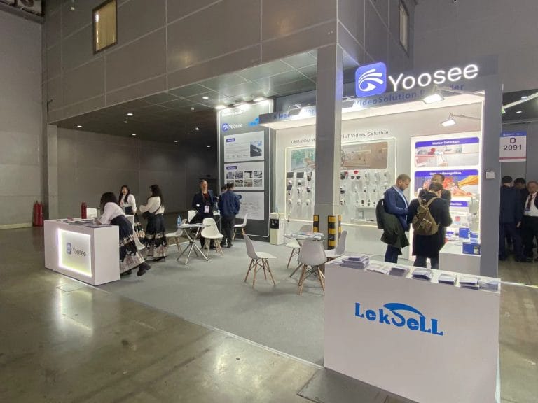 Premier security and fire protection expo Yoosee Booth front-view