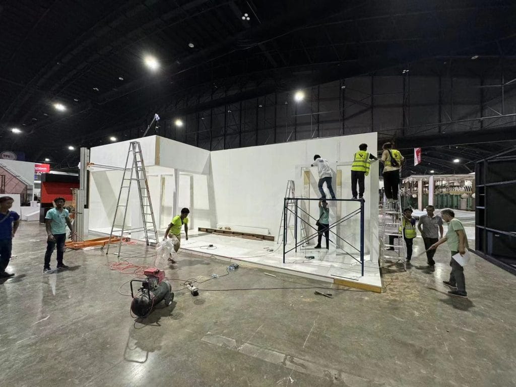 Architect Expo Asaike booth on-site