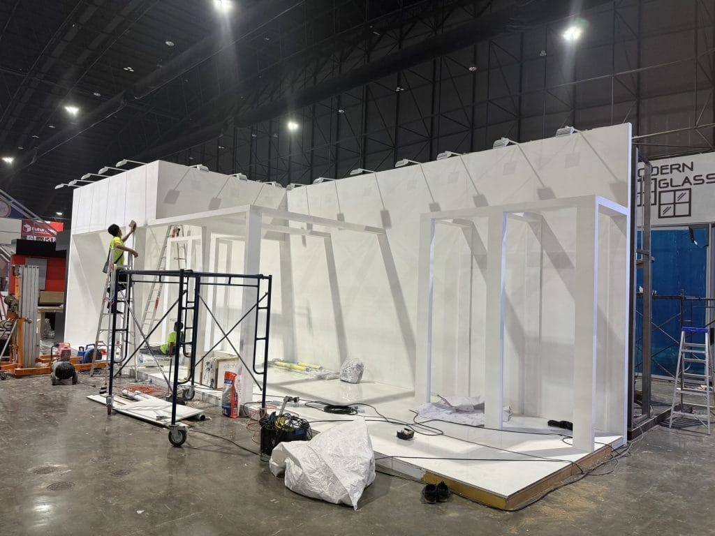 Architect Expo Asaike booth on-site front view