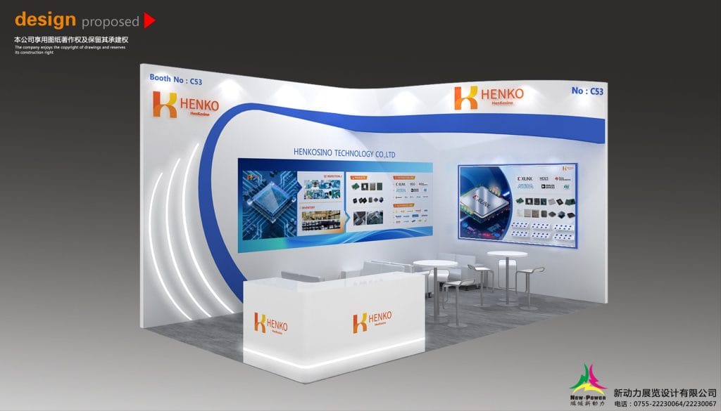 ExpoElectronica Khenko Booth rendering