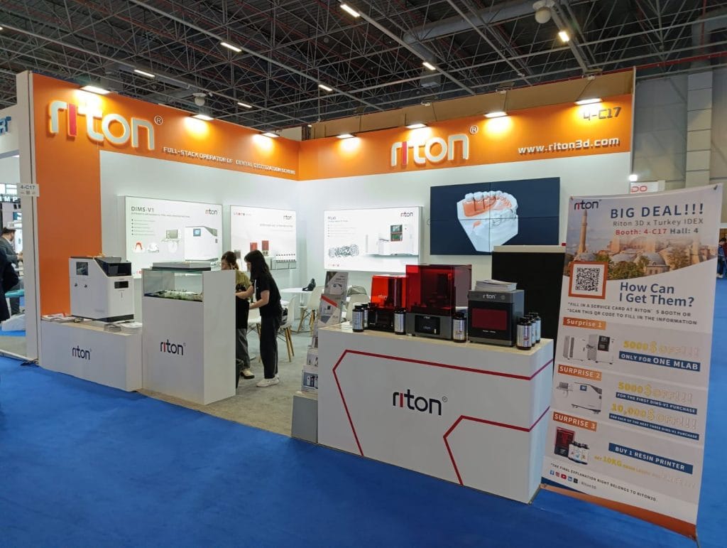 AEEDC Dubai RITON Booth live left view