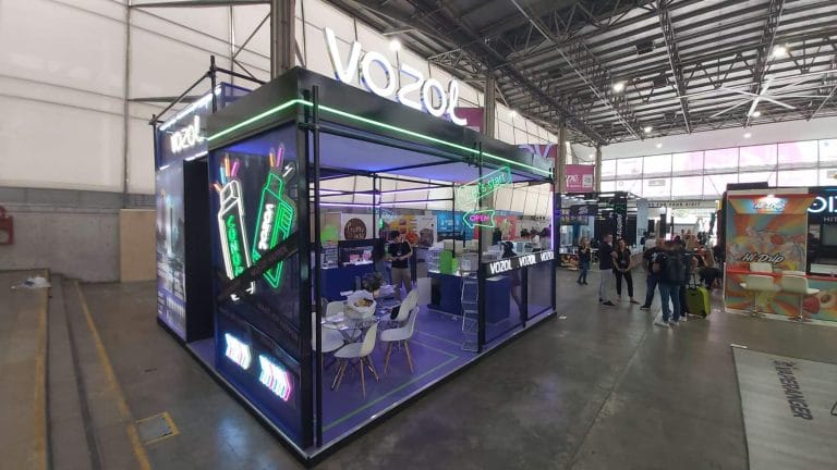 Alternative Products Expo VOZOL Booth back