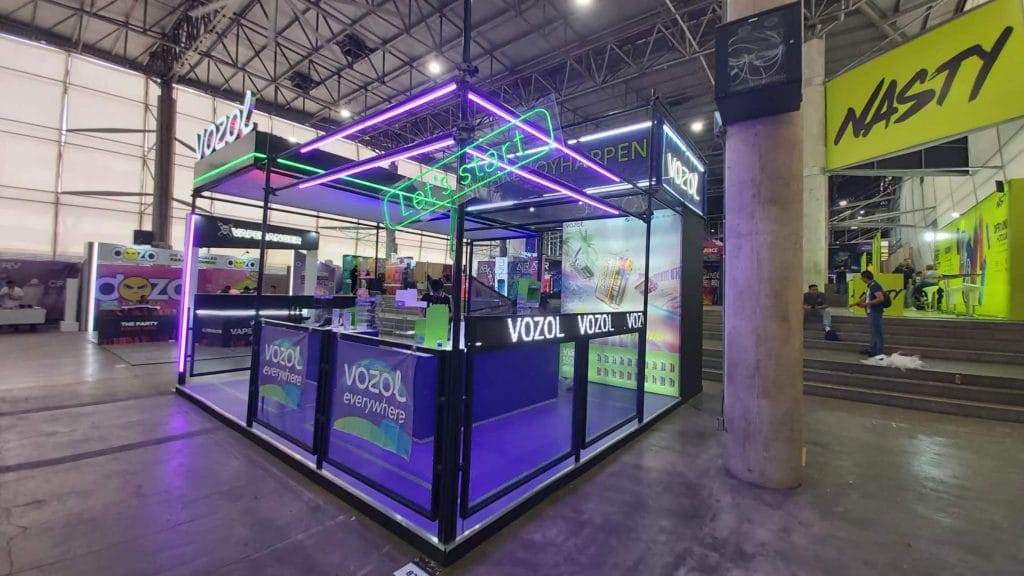 Alternative Products Expo VOZOL Booth right view