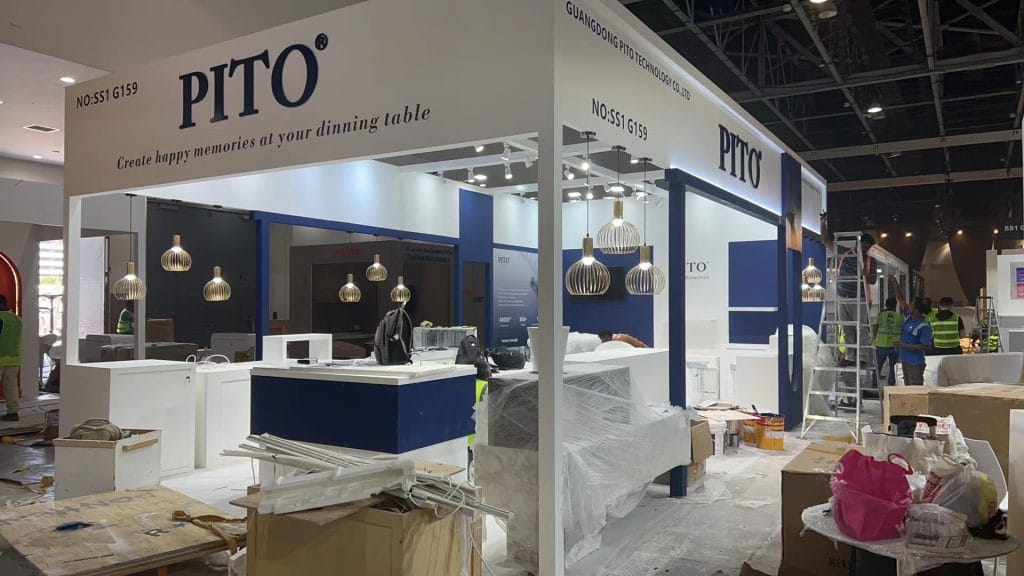 The Hotel Show Dubai PITO Booth on-site