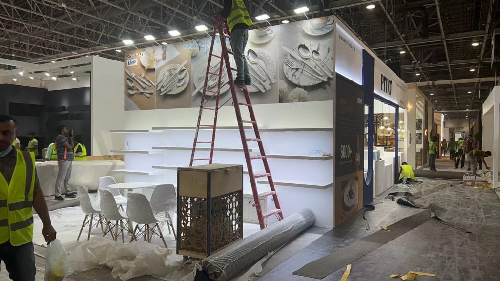 Hotel Show Dubai DaLian Booth on-site