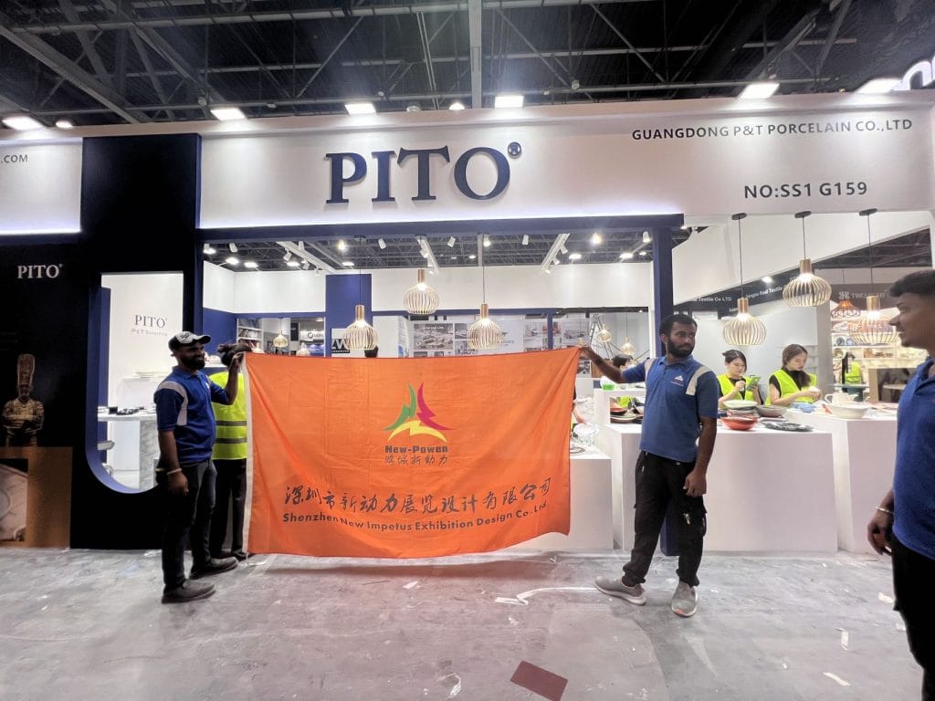 The Hotel Show Dubai PITO Booth finished