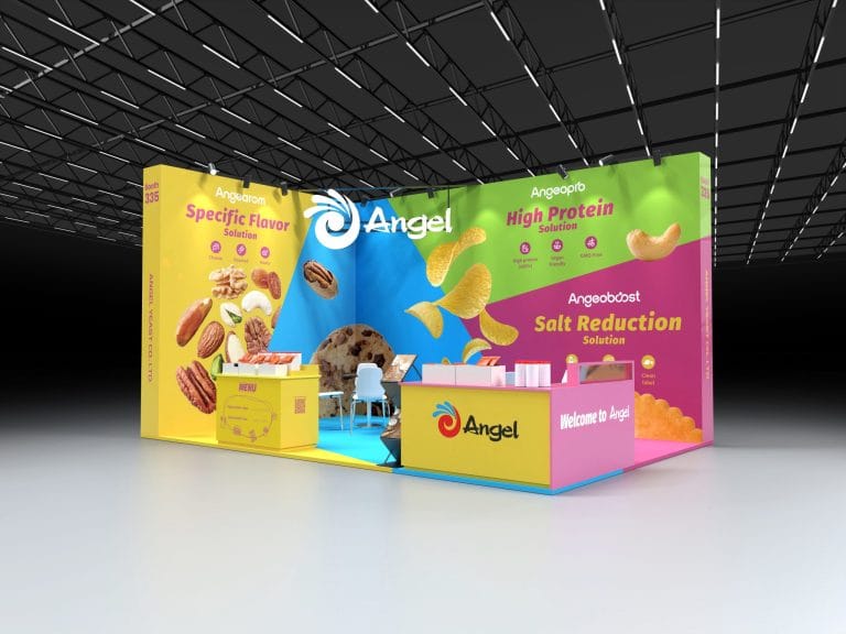 SNACKEX  International Trade Fair Angel Booth rendering