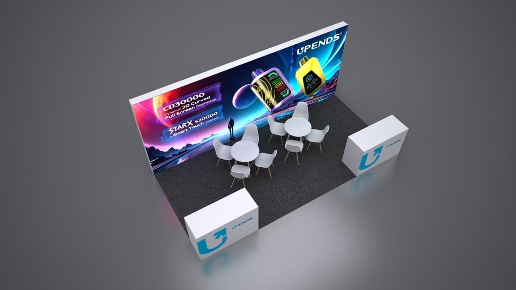 Alternative Products Expo 2024 (Alt Pro Expo) Summo Booth rendering top-view