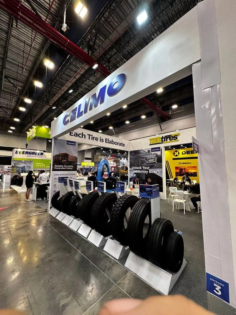 Latin Tyre & Auto Parts Expo General Science booth right view