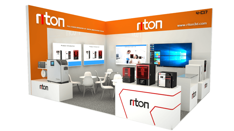 AEEDC Dubai RITON Booth rendering