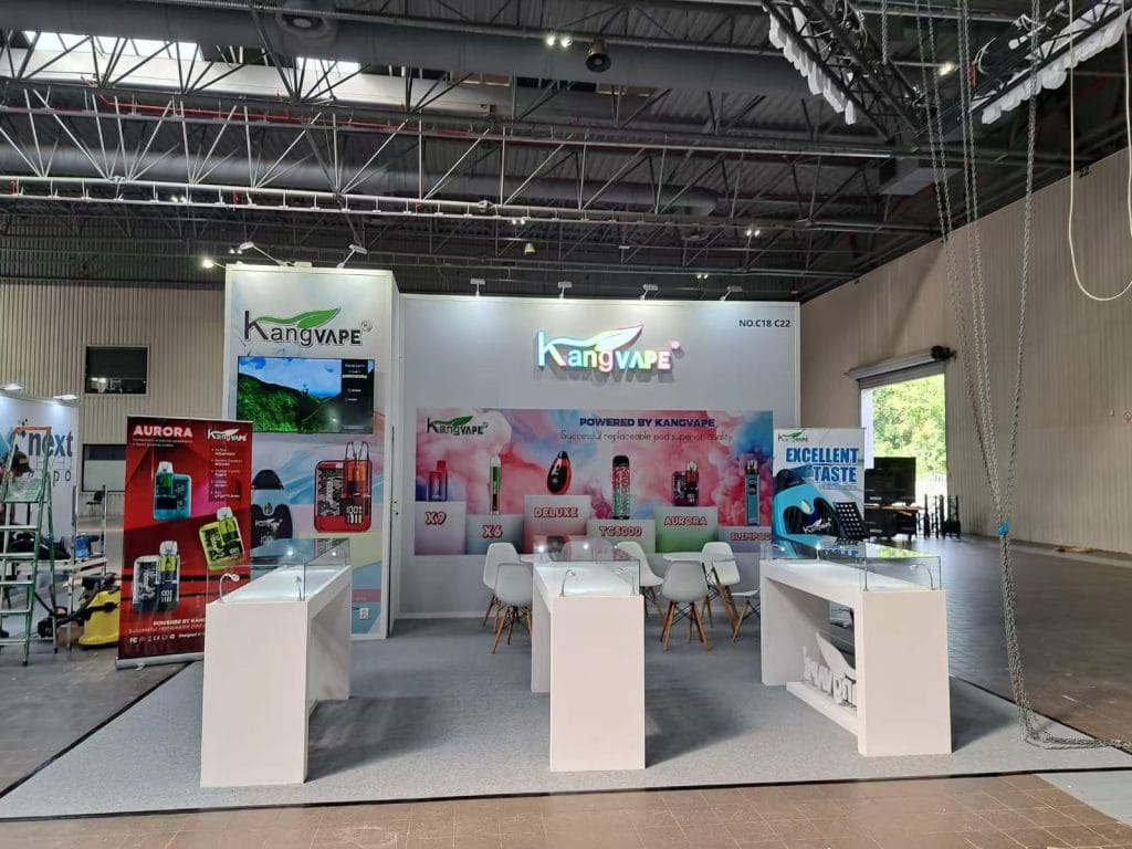 VAPE Expo Poland Kangvape Booth front view