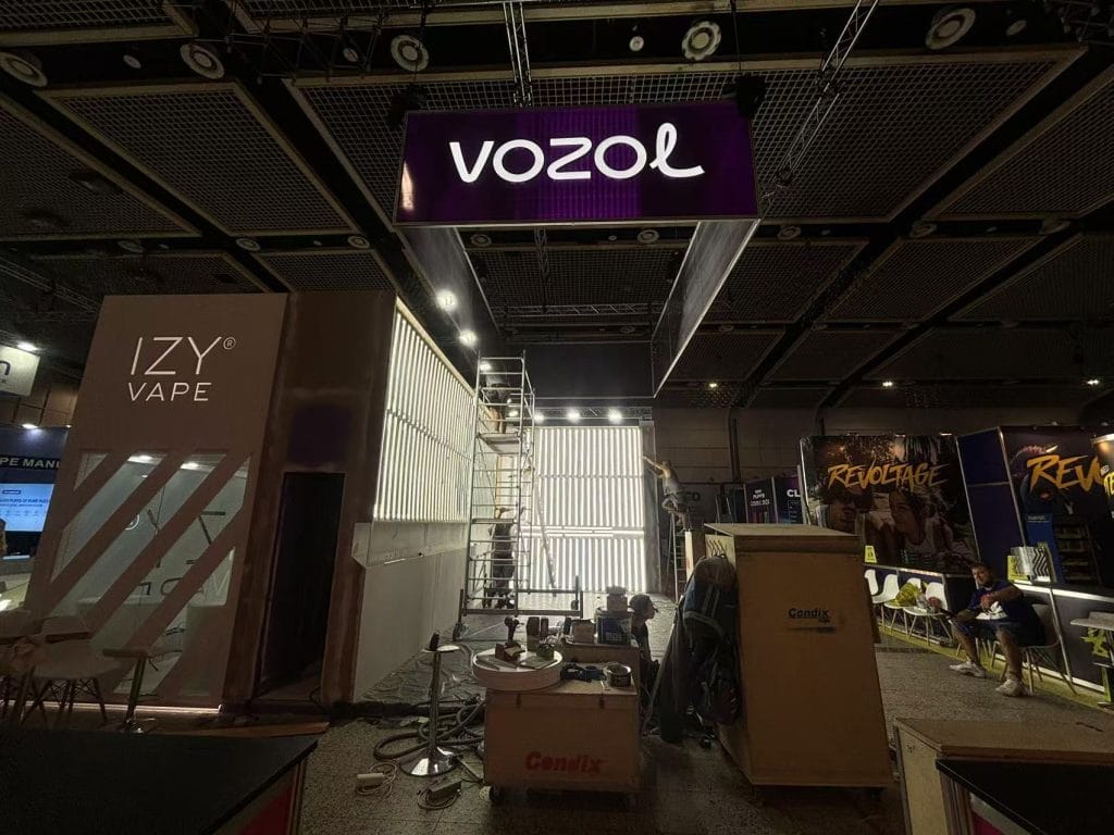 InterTabac VOZOL Booth on-site left