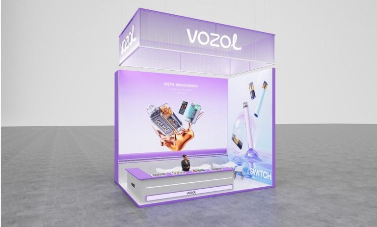 InterTabac VOZOL Booth rendering front
