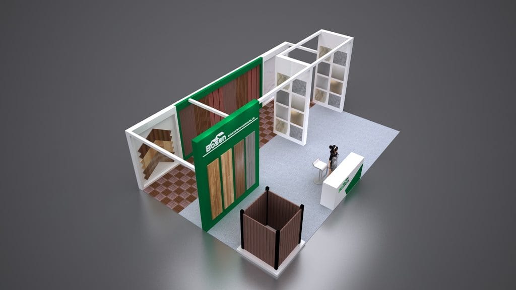 BATIMAT BOSEN Booth rendering top