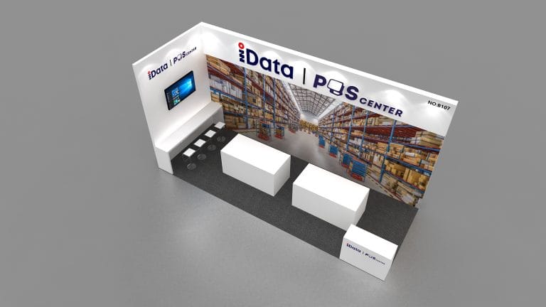 CeMAT RUSSIA IDATA Booth rendering top-view
