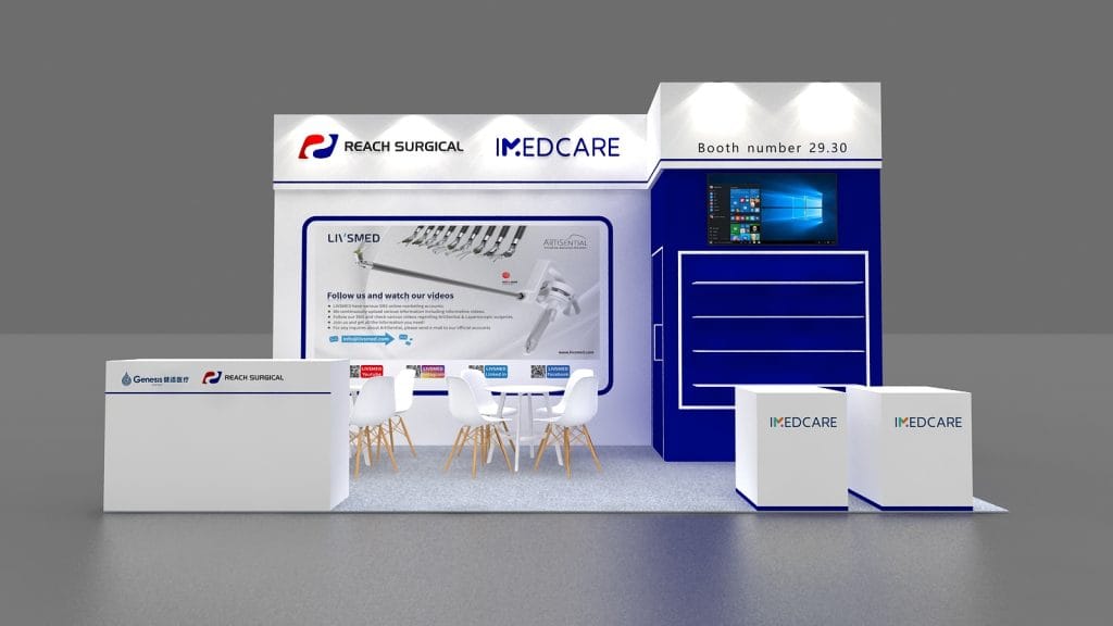 IFSO Reach Surgical booth rendering