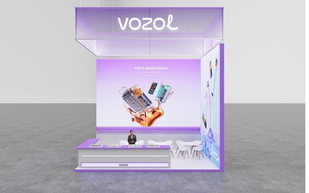 InterTabac VOZOL Booth rendering