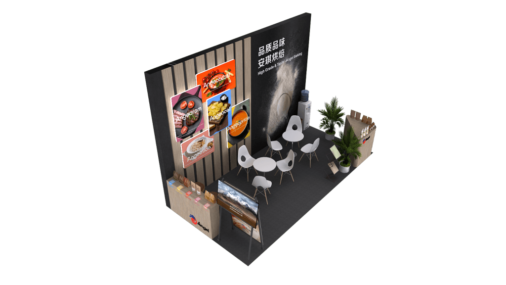 IFTECH PAKISTAN Angel Booth rendering left view