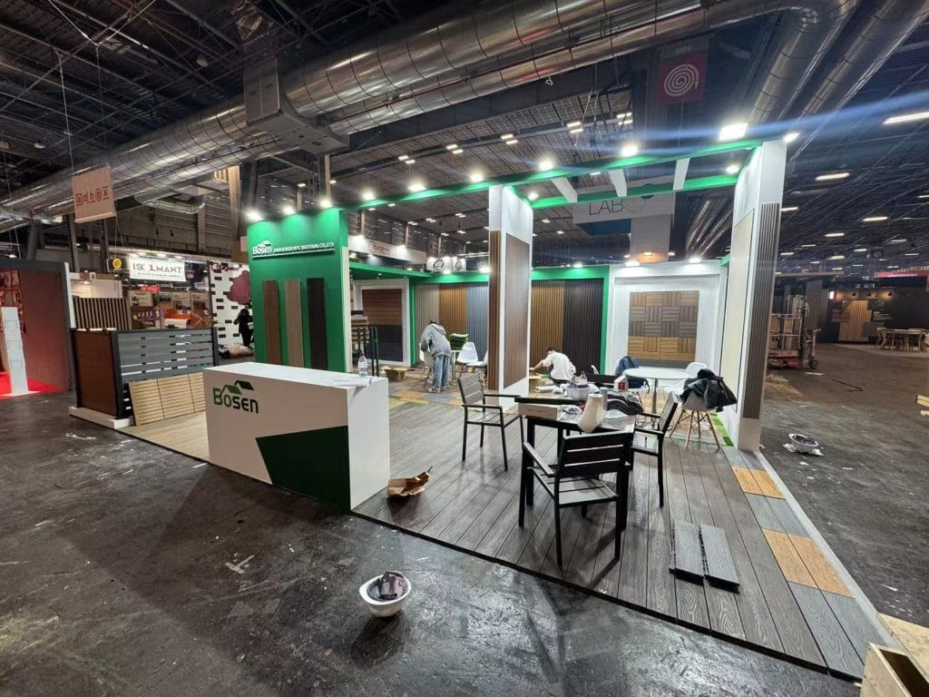 BATIMAT BOSEN Booth on-site front