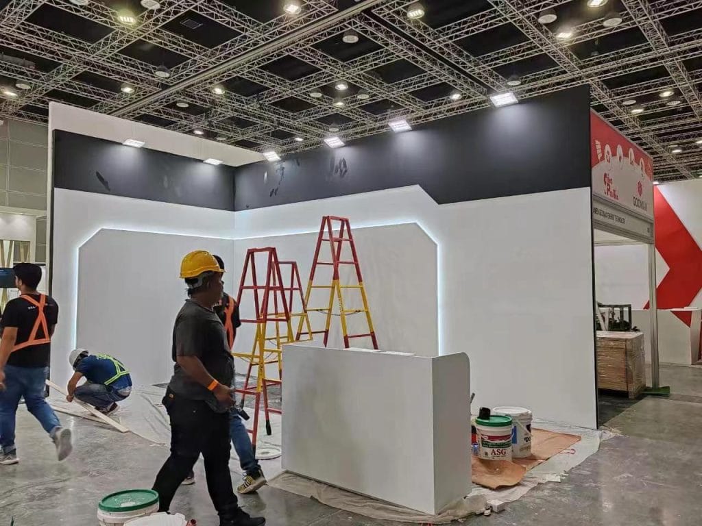 International Greentech & Eco Products Exhibition & Conference Malaysia (IGEM) MayWon booth on-site front