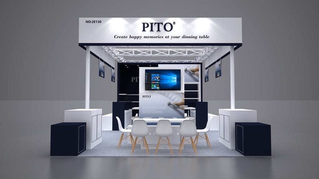 PIR Expo PITO Booth rendering front