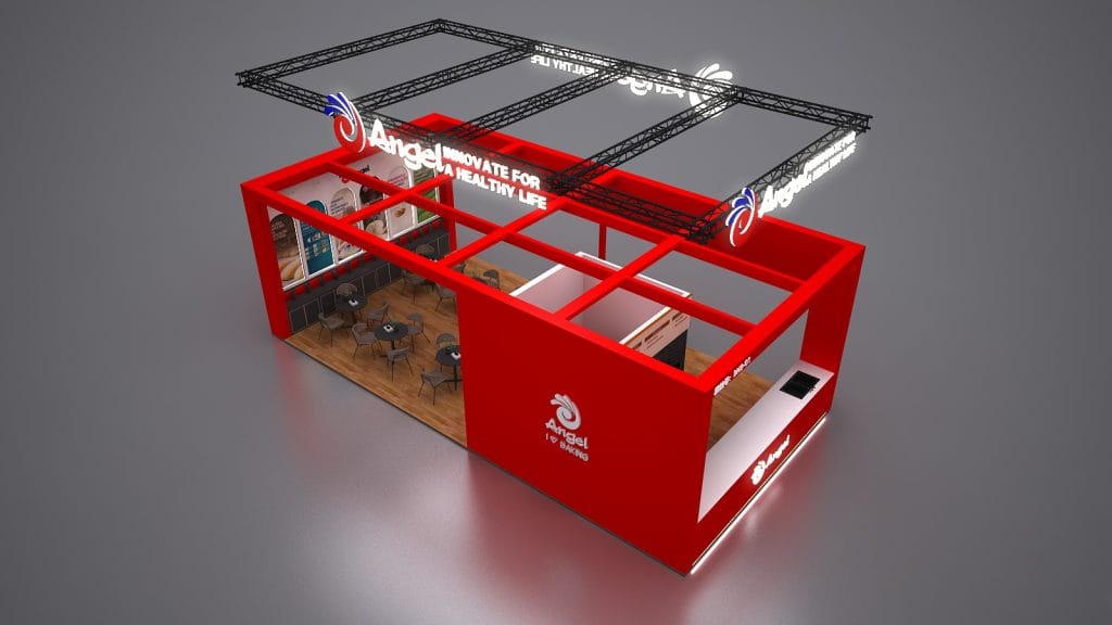 FHA-HoReCa Angel Booth rendering head over view
