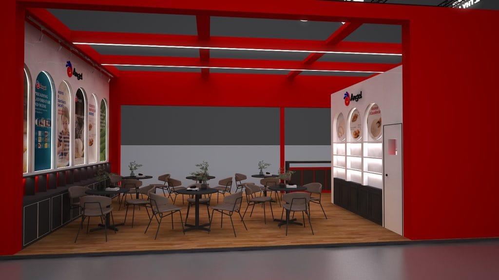FHA-HoReCa Angel Booth rendering inside