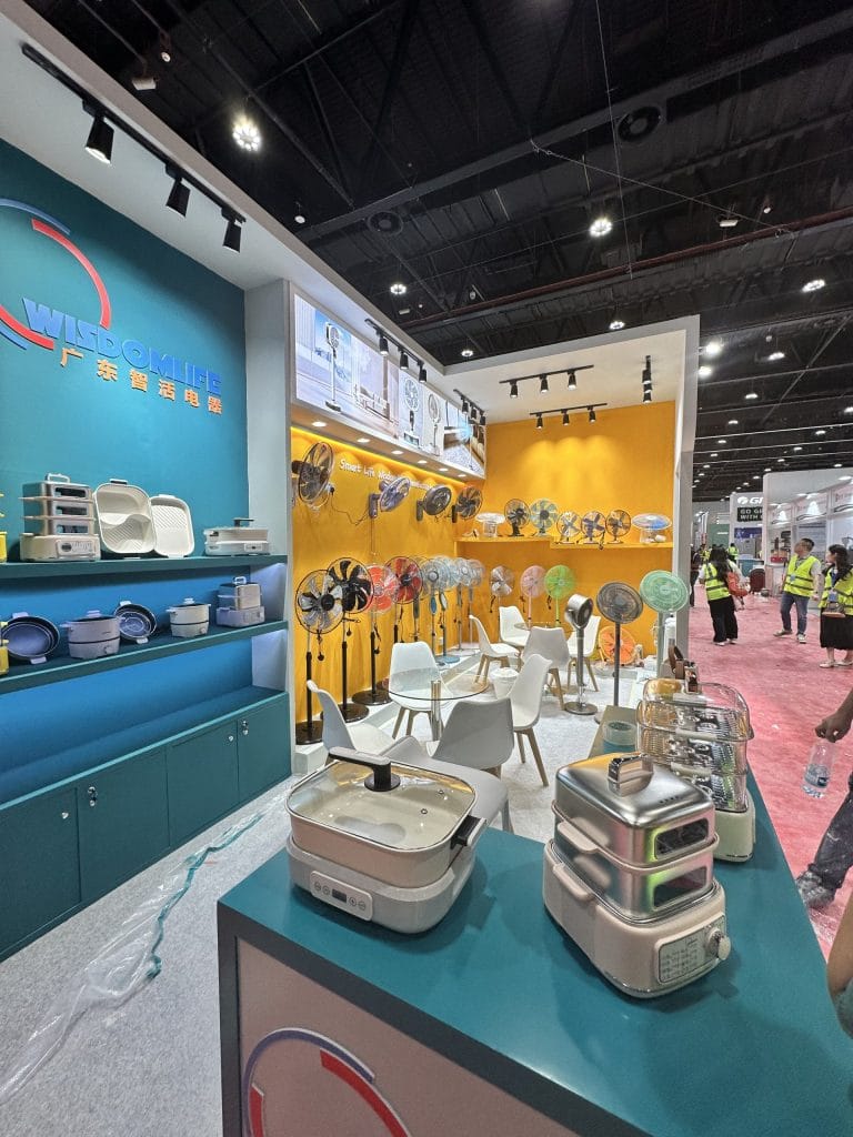 Middle East Consumer Electronics Show (MECES) Wisdomlife Booth inside