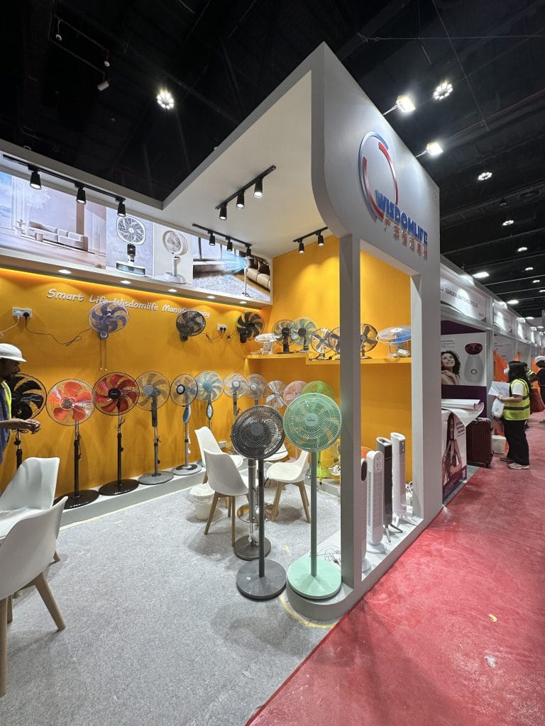 Middle East Consumer Electronics Show (MECES) Wisdomlife Booth right