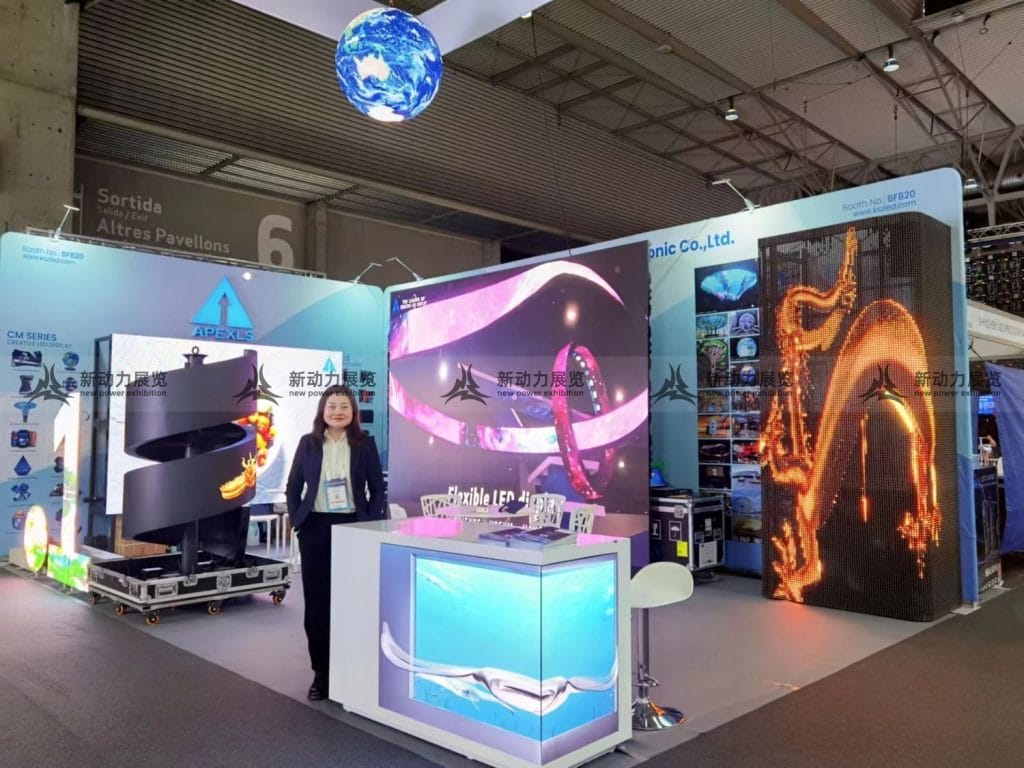 Integrated Systems Europe (ISE) Luminatii Booth front