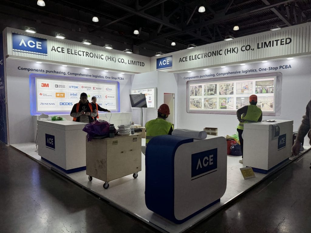 ExpoElectronica Ace Eletronic Booth front