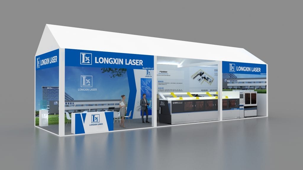 Metalloobrabotka Longxin Laser Booth rendering left