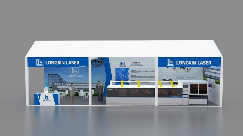 Metalloobrabotka Longxin Laser Booth rendering front
