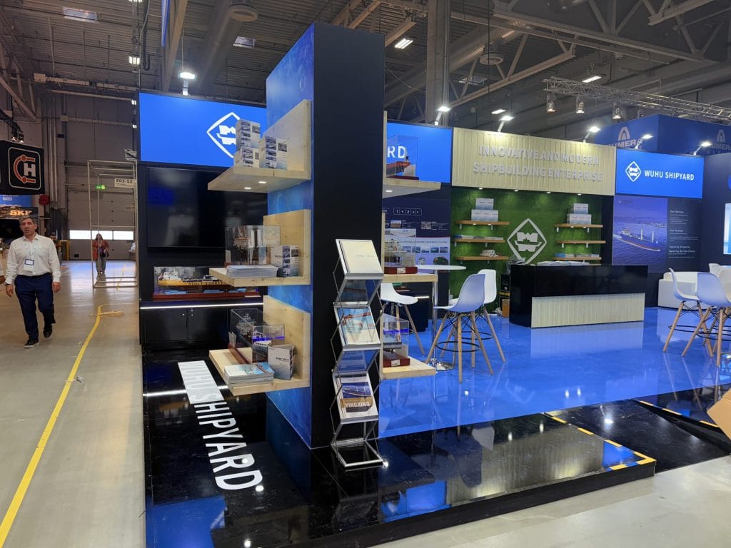 Nor-shipping Wuhu Shipyard Booth Left-view