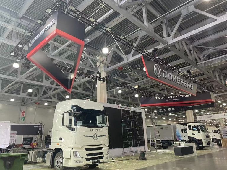 COMTRANS International Commercial Vehicle Exhibition DongFong Booth on-site