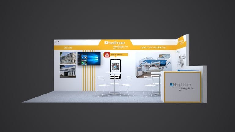 FIME BoLang Booth rendering front view