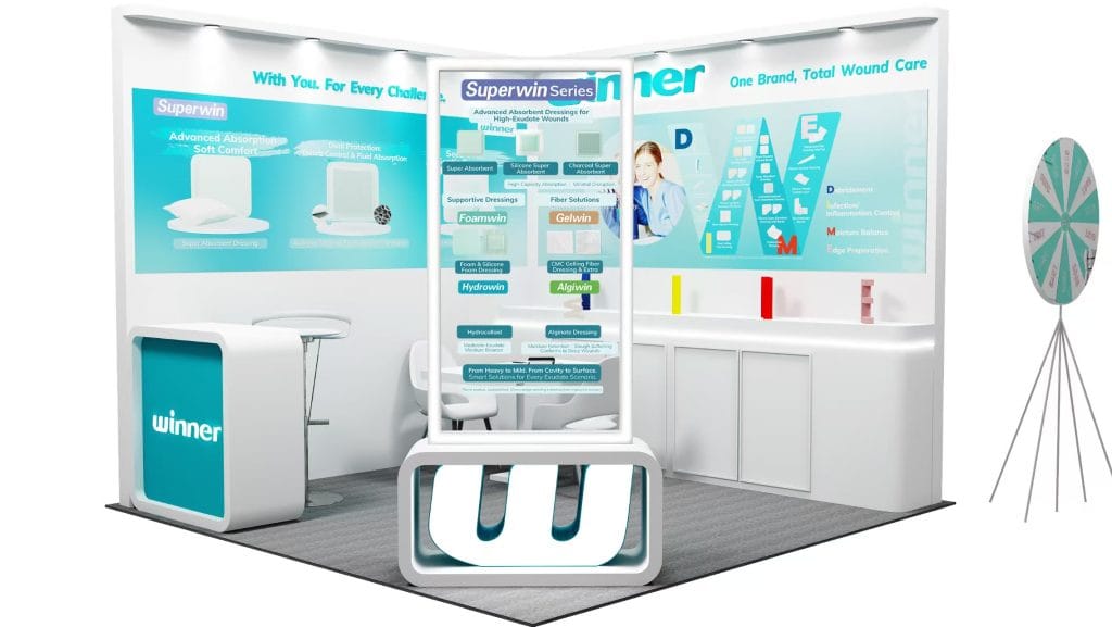 APETNA 2025 Winner booth rendering front