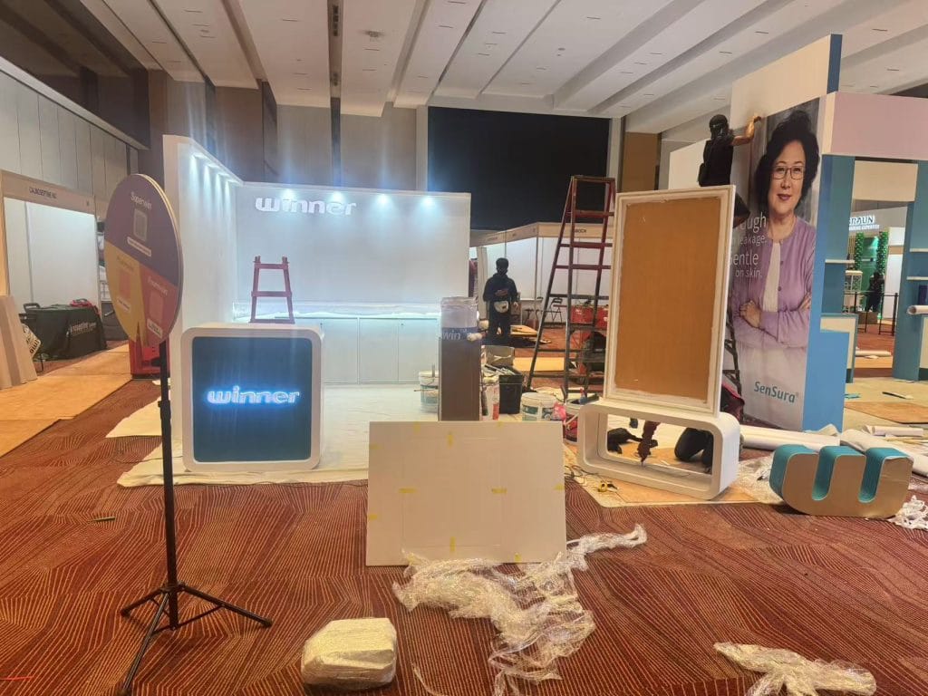 APETNA 2025 Winner booth on-site