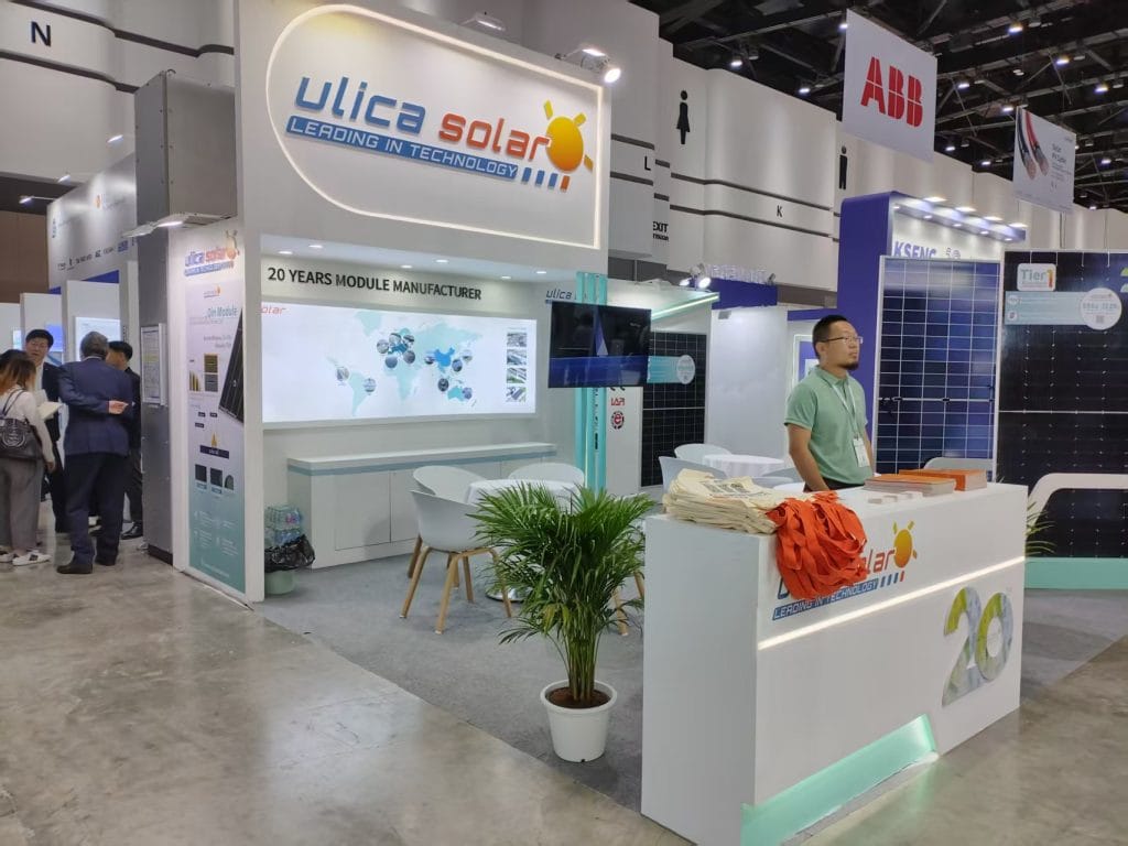 ASEAN Sustainable Energy Week SusUlice Solar Booth front
