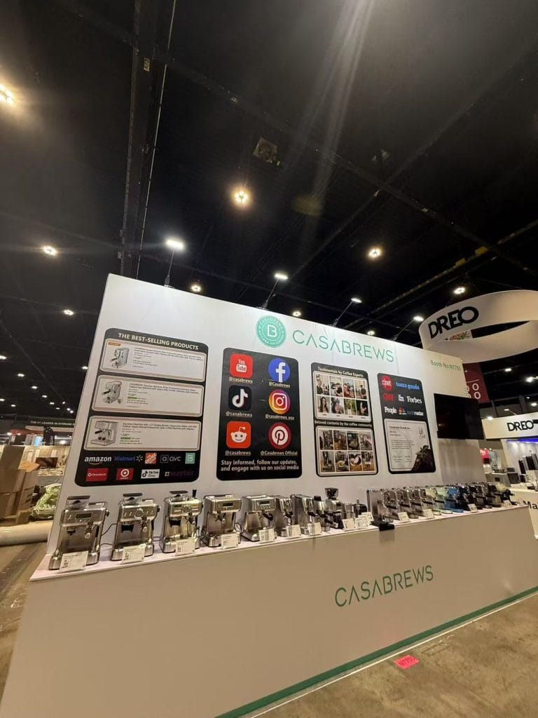 The Inspired Home Show Casabrews booth front live