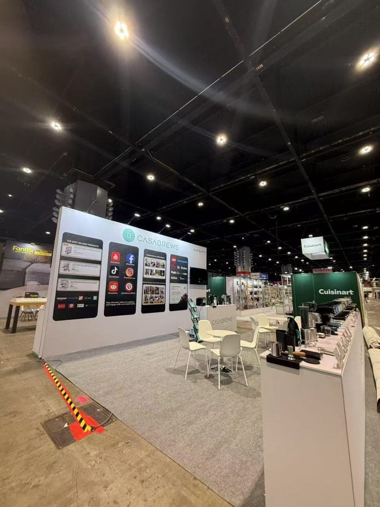 The Inspired Home Show Casabrews Booth left view live