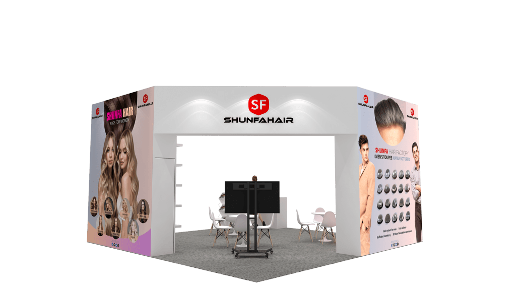 IBS New York Shunfa Hair Booth rendering Back view