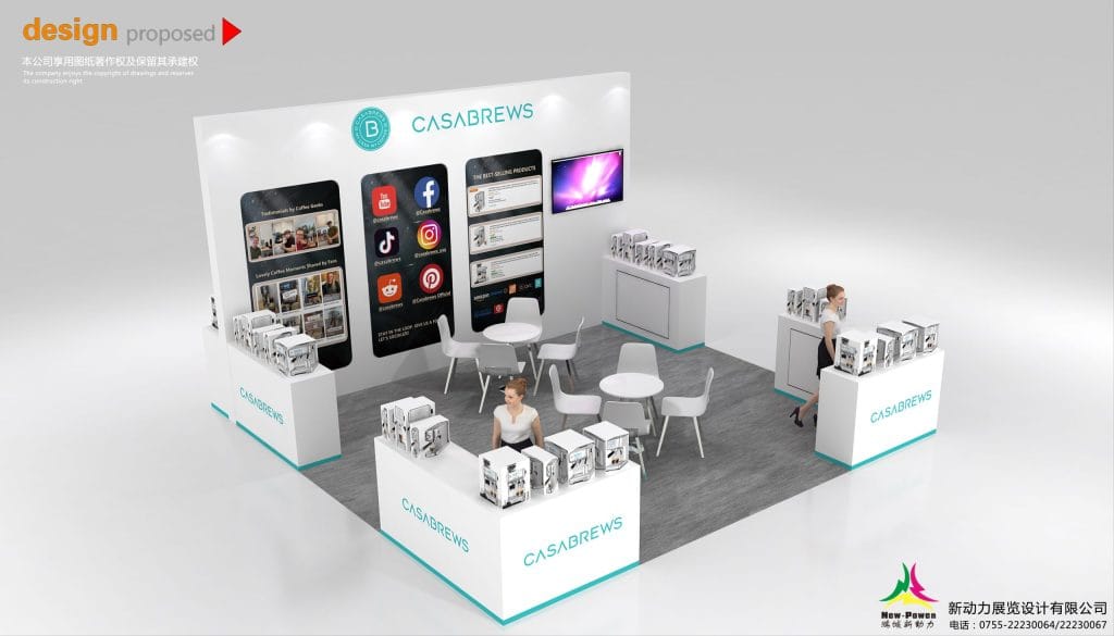 The Inspired Home Show Casabrews Booth rendering front