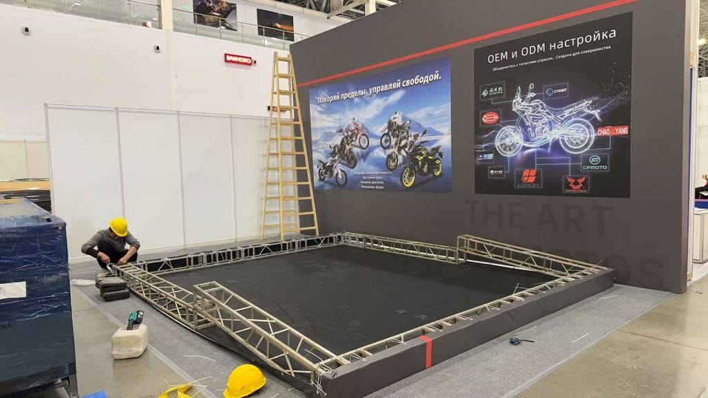 MotoSpring ANOES Booth on-site