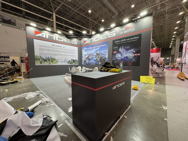 MotoSpring ANOES Booth front