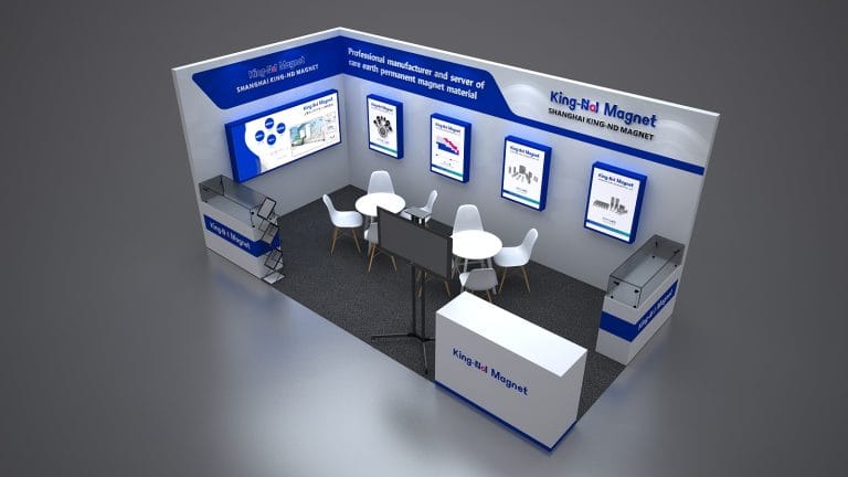 TECHNO-FRONTIER Tokyo Kingnd Magnet Booth overhead view